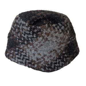 Branigan Weavers Wool Alpaca Bucket Hat Womens Made in Ireland Black Gray Brown